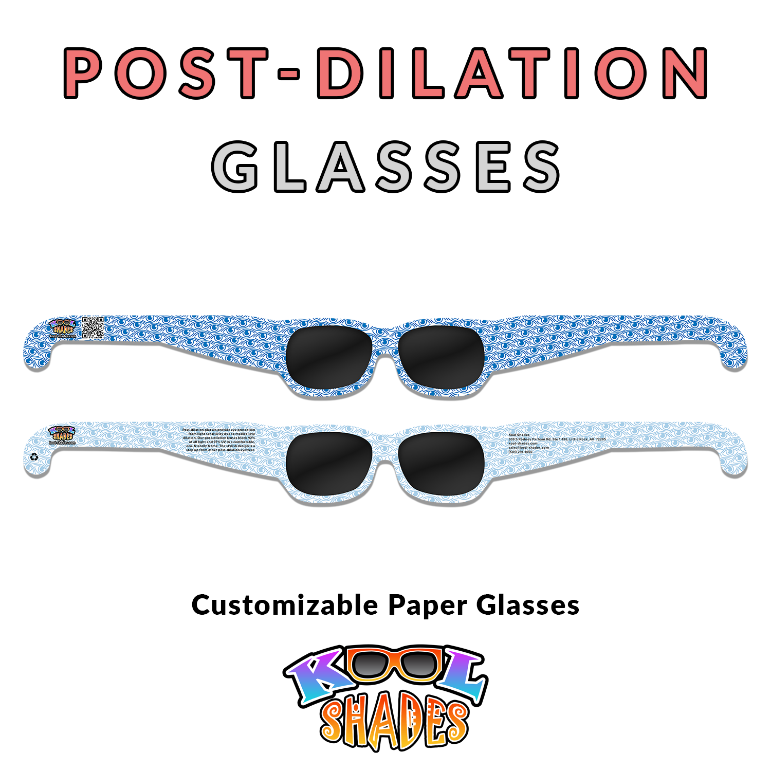 Post-dilation glasses 4-packs